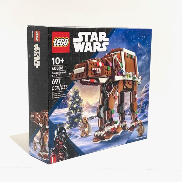 LEGO 40806 Gingerbread AT-AT with Vader Minifigure New Sealed NIB in Hand - Picture 3 of 15